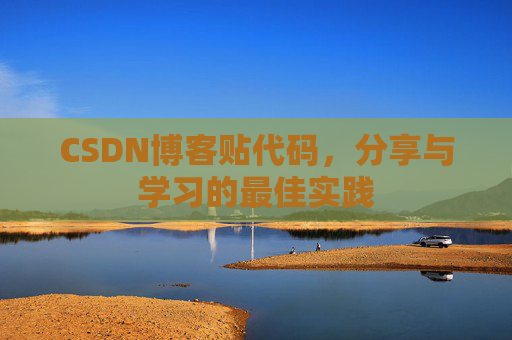 CSDN博客贴代码，分享与学习的最佳实践